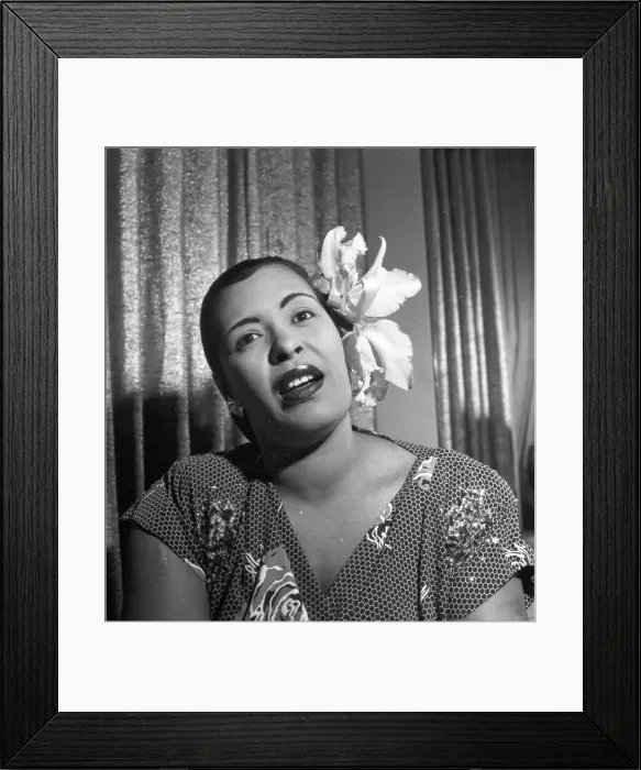 Framed Print : Billie Holiday Portrait Session Framed Print : Billie Holiday Portrait Session