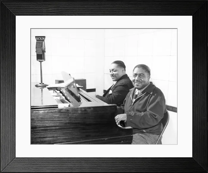 Framed Print : Pete Johnson And Albert Ammons Framed Print : Pete Johnson And Albert Ammons