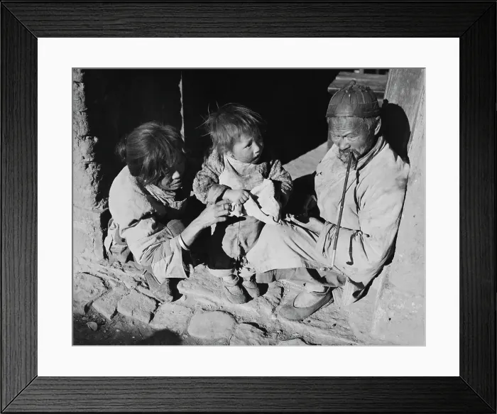Framed Print : Chinese Family Framed Print : Chinese Family