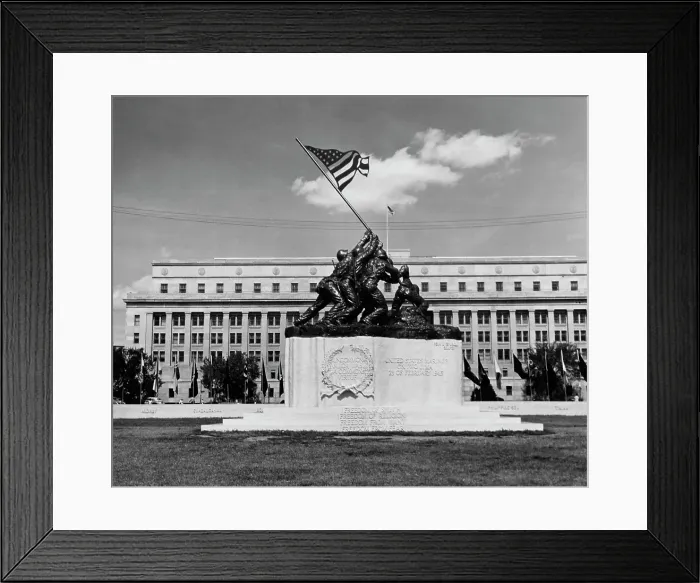 Framed Print : Iwo Jima Memorial Framed Print : Iwo Jima Memorial