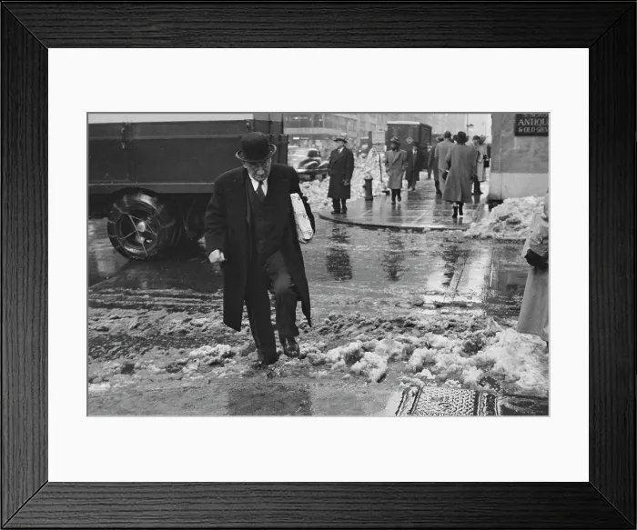 Framed Print : Winter In New York Framed Print : Winter In New York