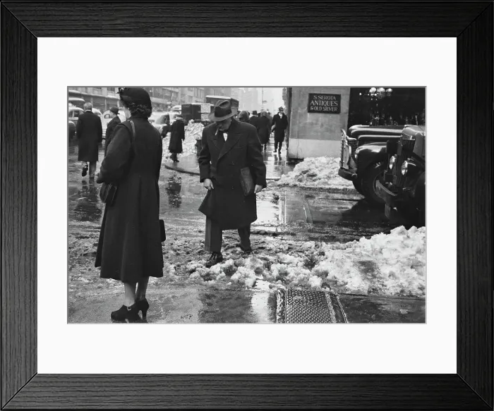 Framed Print : Winter In New York Framed Print : Winter In New York