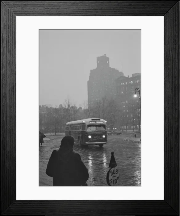 Framed Print : Winter In New York Framed Print : Winter In New York