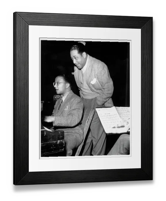 Framed Print : Duke Ellington & Billy Strayhorn