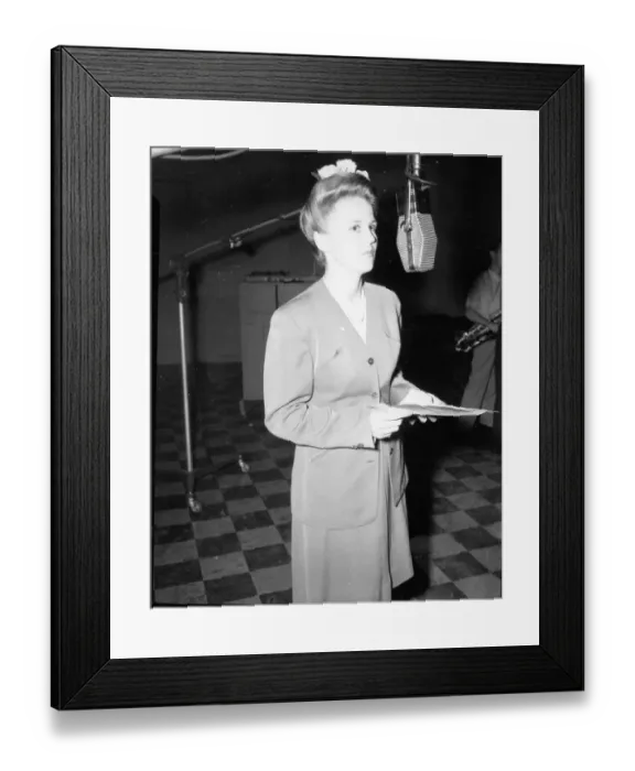 Framed Print : Peggy Lee Recording Framed Print : Peggy Lee Recording