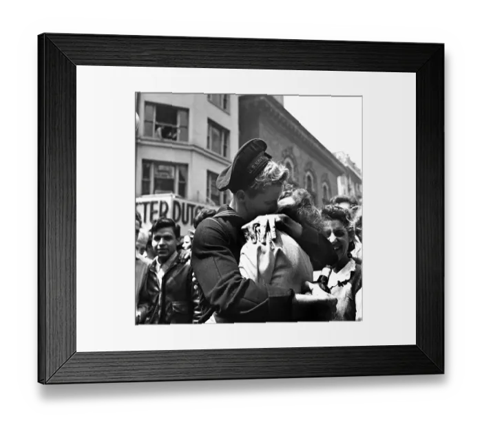 Framed Print : V-E Day In Times Square Framed Print : V-E Day In Times Square