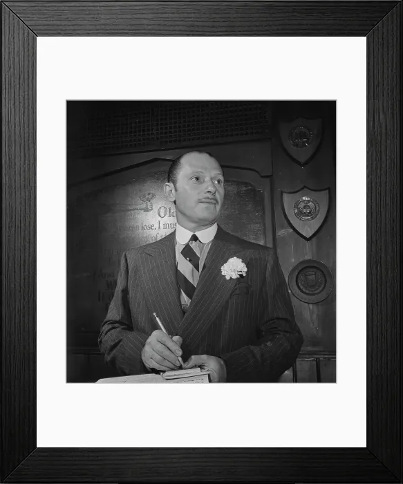 Framed Print : 21 Club. American businessman Jack Kriendler, founder of the 21 Club, restaurant Framed Print : 21 Club. American businessman Jack Kriendler, founder of the 21 Club, restaurant