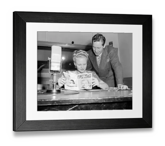 Framed Print : Peggy Lee Recording Framed Print : Peggy Lee Recording