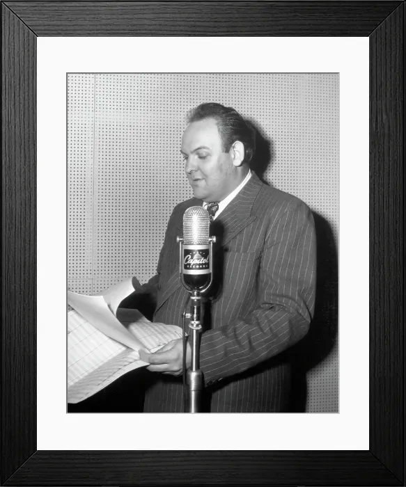 Framed Print : Billy May Records At Capitol Records Framed Print : Billy May Records At Capitol Records