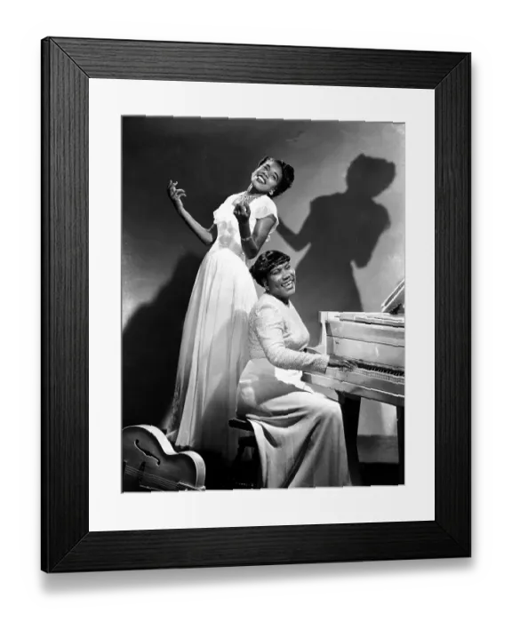 Framed Print : Sister Rosetta Tharpe & Marie Knight Framed Print : Sister Rosetta Tharpe & Marie Knight