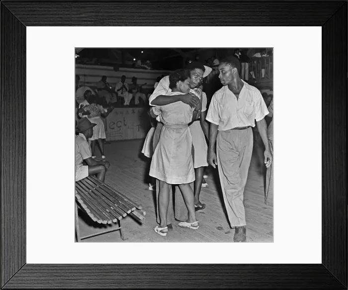 Framed Print : Dancers In Martinique Framed Print : Dancers In Martinique