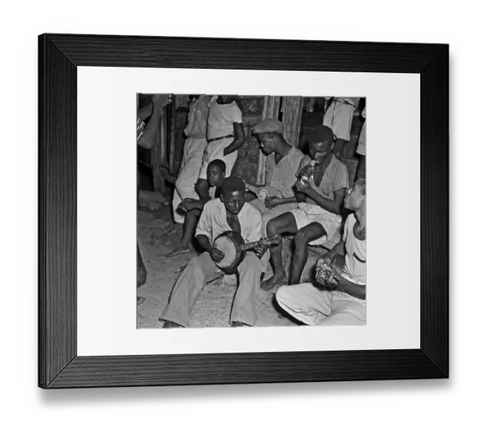 Framed Print : Musicians In Jamaica