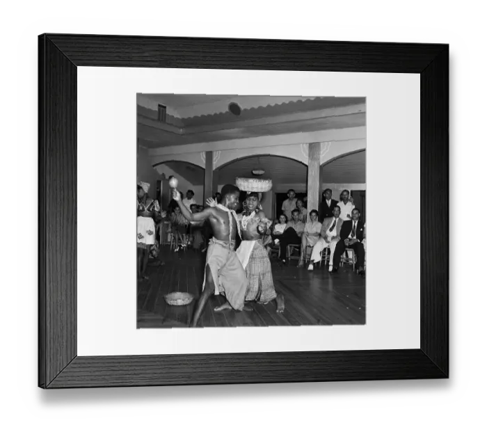 Framed Print : Dancers In Jamaica
