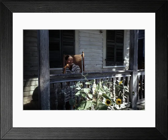 Framed Print : KEY WEST, FL - CIRCA 1946: A view as a old women sits in a rocking chair Framed Print : KEY WEST, FL - CIRCA 1946: A view as a old women sits in a rocking chair