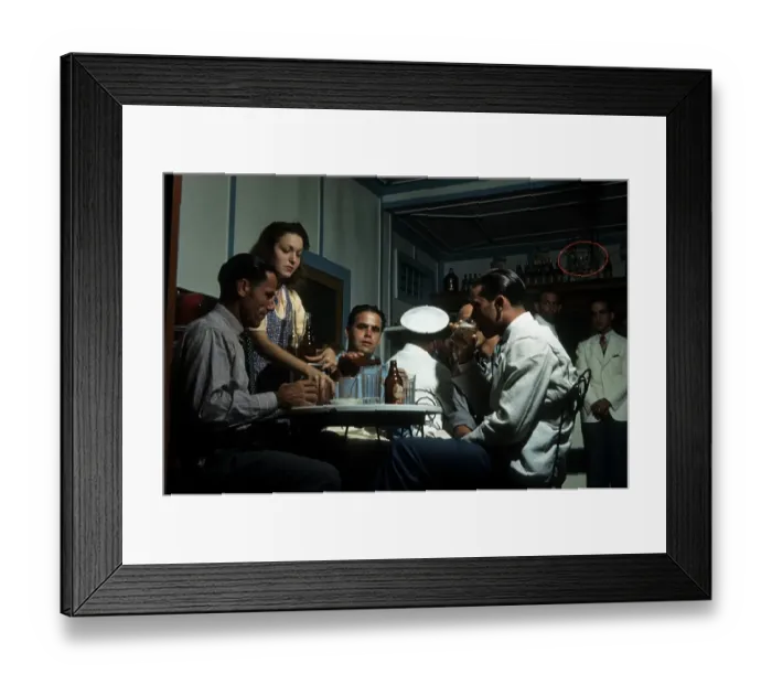 Framed Print : KEY WEST, FL - CIRCA 1946: A view as navy sailors get a drink in Key West, Florida Framed Print : KEY WEST, FL - CIRCA 1946: A view as navy sailors get a drink in Key West, Florida