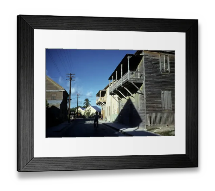 Framed Print : AFRICAN AMEICAN SECTION KEY WEST Framed Print : AFRICAN AMEICAN SECTION KEY WEST