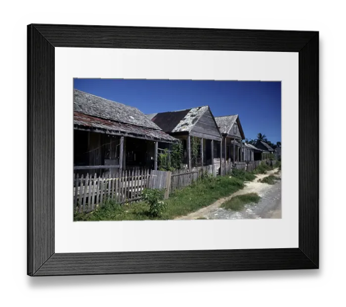 Framed Print : AFRICAN AMEICAN SECTION KEY WEST Framed Print : AFRICAN AMEICAN SECTION KEY WEST