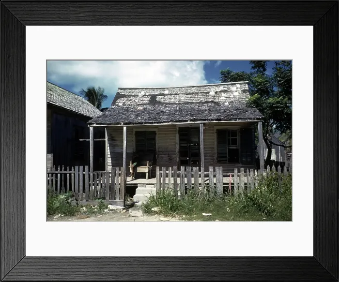 Framed Print : AFRICAN AMEICAN SECTION KEY WEST Framed Print : AFRICAN AMEICAN SECTION KEY WEST
