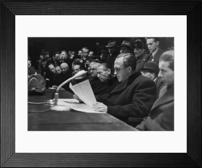 Framed Print : Nazi Trials In Budapest Framed Print : Nazi Trials In Budapest