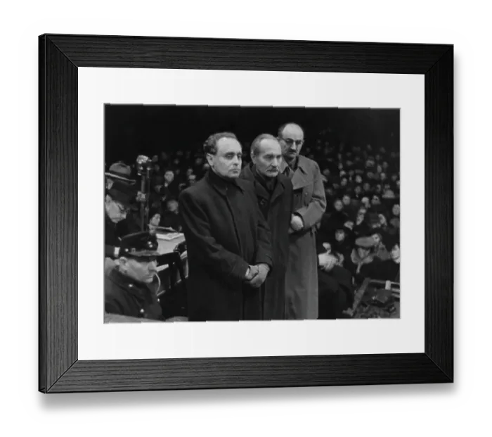 Framed Print : Nazi Trials In Budapest Framed Print : Nazi Trials In Budapest
