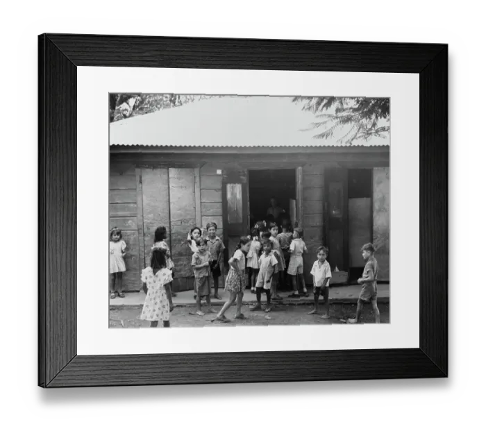 Framed Print : Puerto Rico School Framed Print : Puerto Rico School