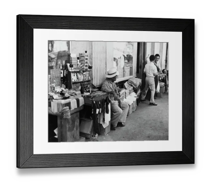 Framed Print : Ponce Vendor Framed Print : Ponce Vendor