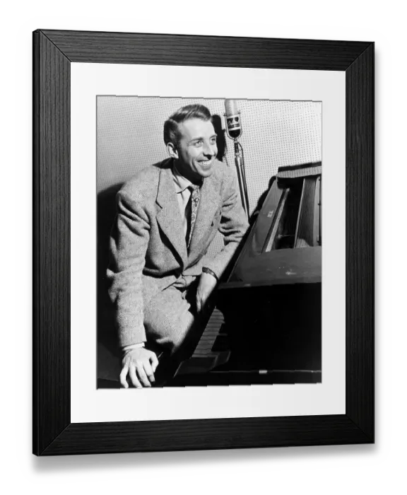 Framed Print : Stan Kenton Recording Framed Print : Stan Kenton Recording