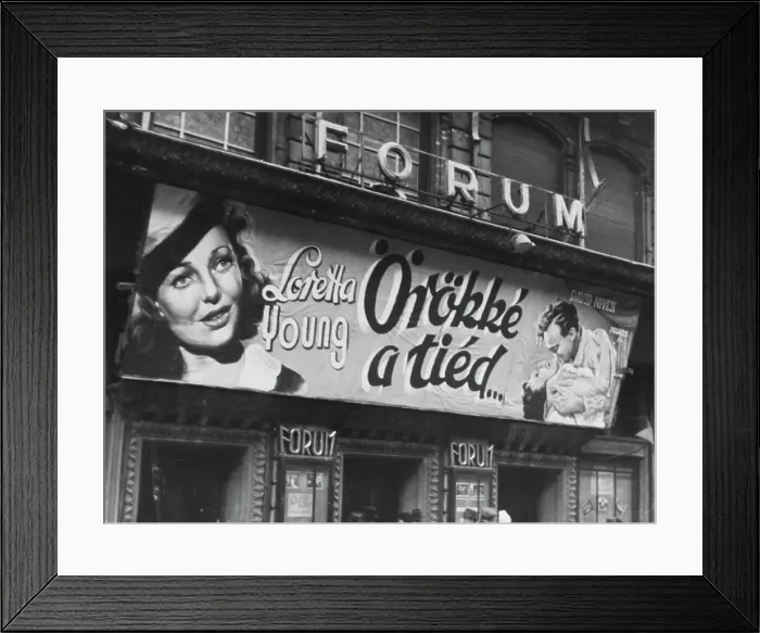 Framed Print : Budapest Cinema Framed Print : Budapest Cinema