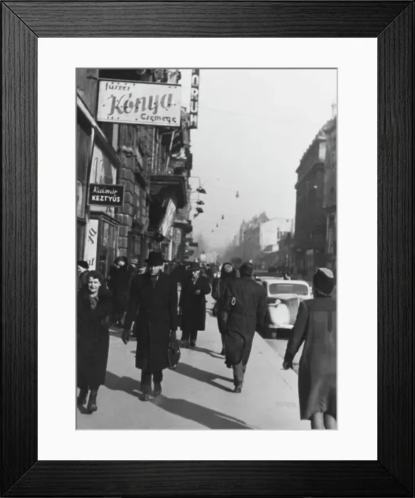 Framed Print : Budapest Street Framed Print : Budapest Street
