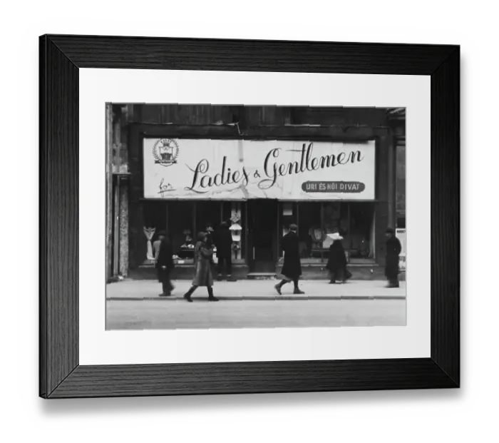 Framed Print : Budapest Shopping Framed Print : Budapest Shopping