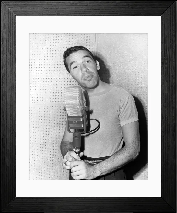 Framed Print : Buddy Rich Recording