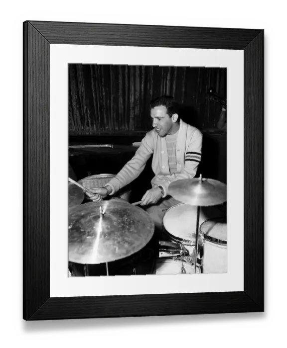 Framed Print : Buddy Rich In The Studio