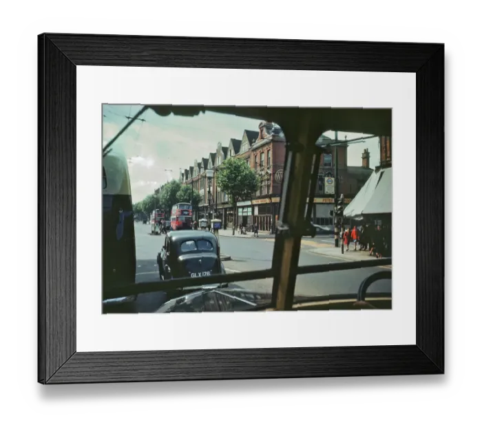Framed Print : Driving In London Framed Print : Driving In London