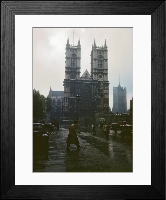 Framed Print : Westminster Abbey In The Rain Framed Print : Westminster Abbey In The Rain