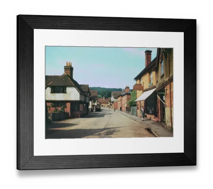 Framed Print : An English Country Village