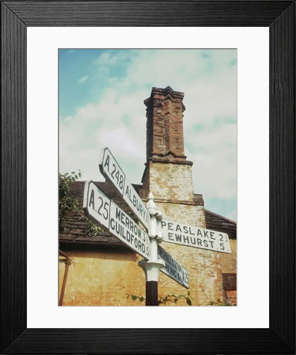 Framed Print : An English Country Village Framed Print : An English Country Village