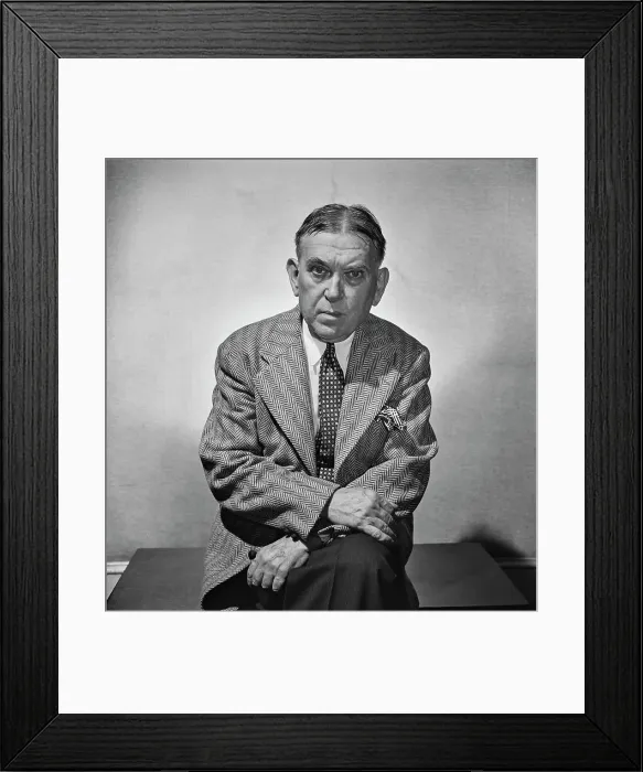 Framed Print : H. L. Mencken, American Journalist, Essayist, Satirist & Cultural Critic Framed Print : H. L. Mencken, American Journalist, Essayist, Satirist & Cultural Critic