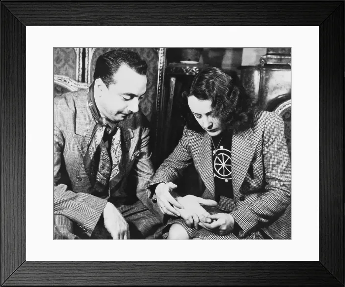 Framed Print : Django Reinhardt With Edith Piaf