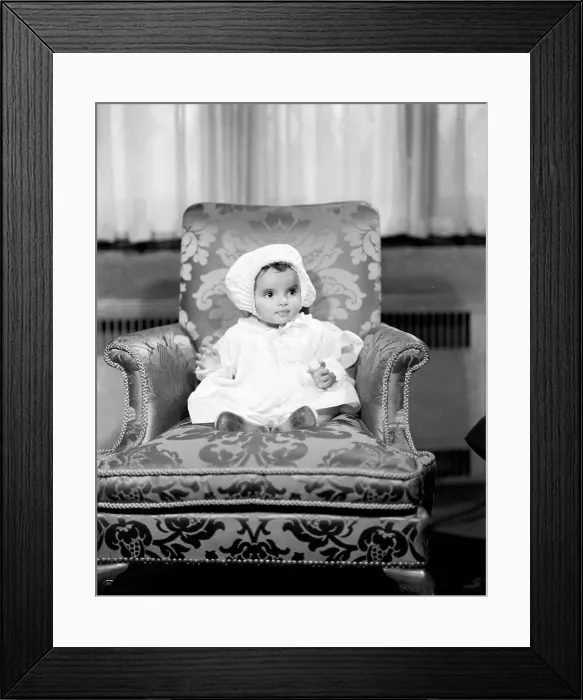 Framed Print : Cab Calloway's Child Portrait