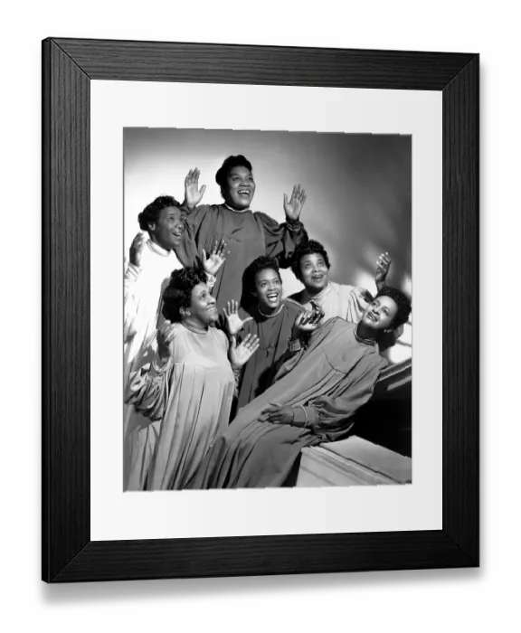 Framed Print : Clara Ward And The Famous Ward Singers Framed Print : Clara Ward And The Famous Ward Singers