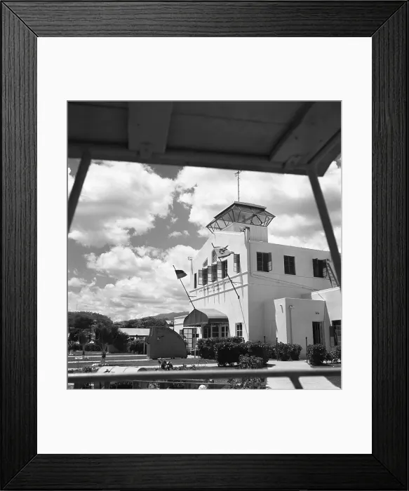 Framed Print : Pan Am. PORT-AU-PRINCE, HAITI - CIRCA 1947: The Pan American Airways terminal Framed Print : Pan Am. PORT-AU-PRINCE, HAITI - CIRCA 1947: The Pan American Airways terminal