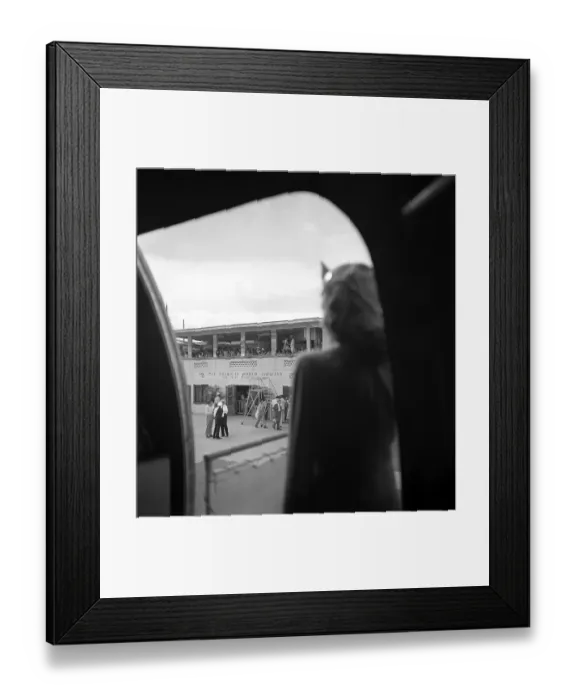 Framed Print : Pan Am. SAN JUAN, PUERTO RICO - CIRCA 1947: A Pan American Airways Stewardess Framed Print : Pan Am. SAN JUAN, PUERTO RICO - CIRCA 1947: A Pan American Airways Stewardess