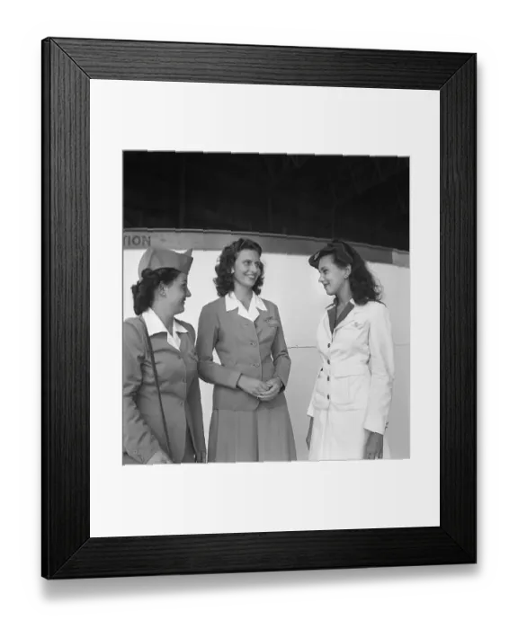 Framed Print : Pan Am. SAN JUAN, PUERTO RICO - CIRCA 1947: L-R Avianca Airlines, Pan American Airways Framed Print : Pan Am. SAN JUAN, PUERTO RICO - CIRCA 1947: L-R Avianca Airlines, Pan American Airways