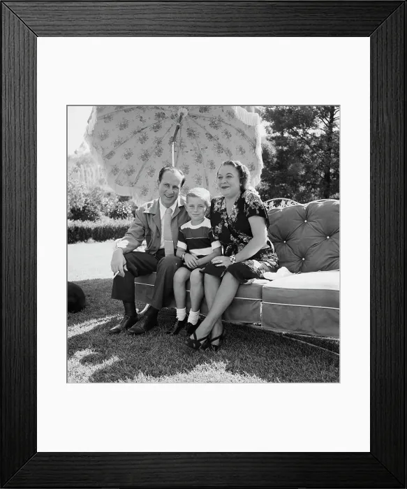 Framed Print : Abbott And Family Framed Print : Abbott And Family