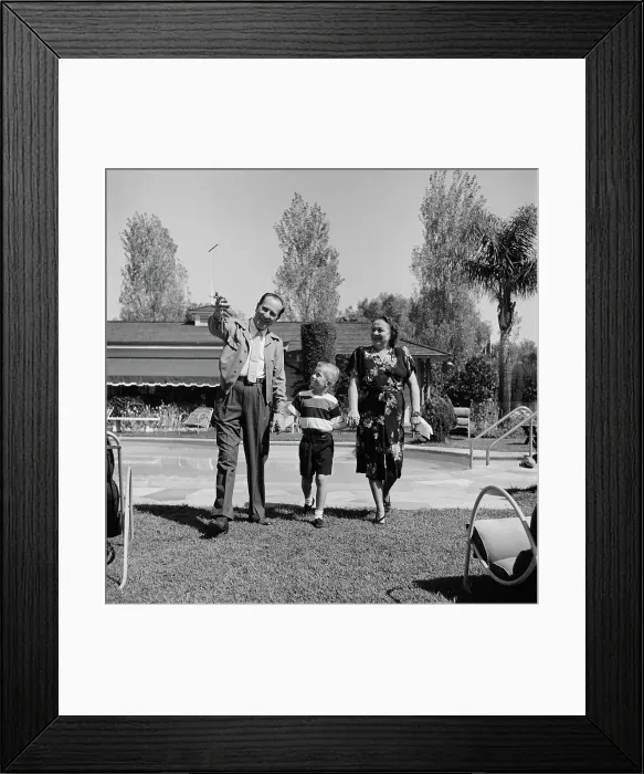 Framed Print : Abbott And Family Framed Print : Abbott And Family