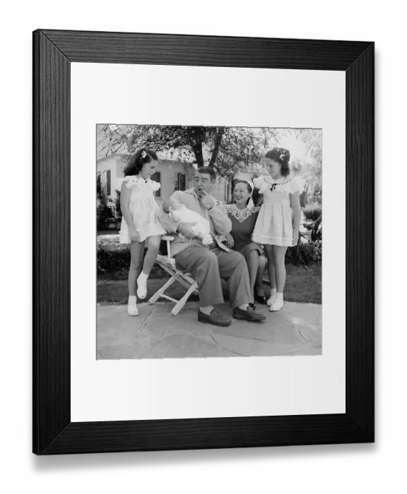 Framed Print : Costello And Family Framed Print : Costello And Family
