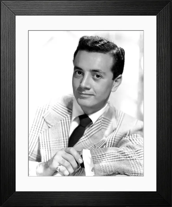 Framed Print : Vic Damone Portrait Session Framed Print : Vic Damone Portrait Session
