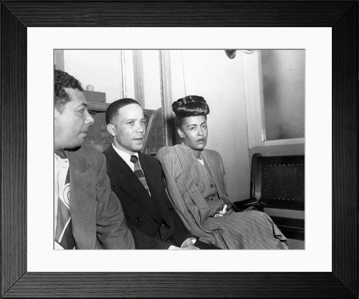 Framed Print : Billie Holiday Arrest Framed Print : Billie Holiday Arrest