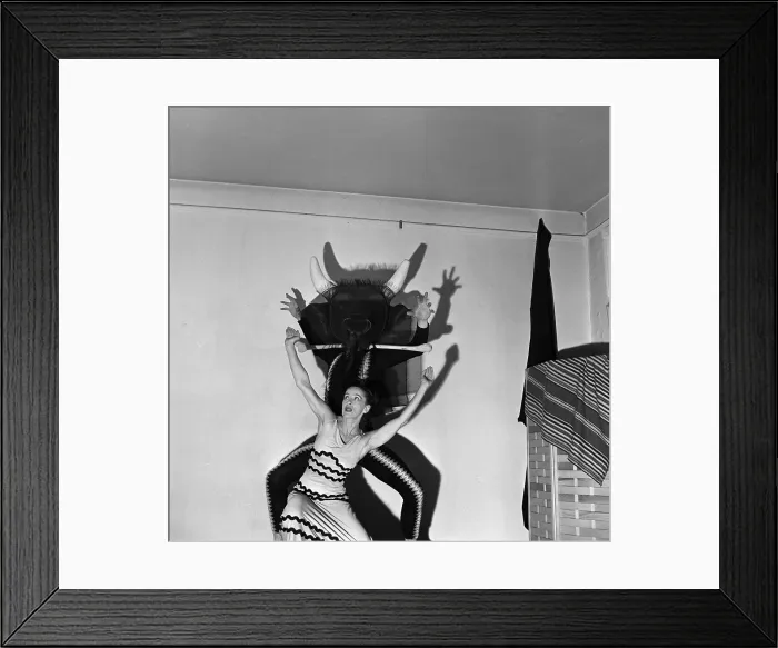 Framed Print : Martha Graham's Errand Of The Maze