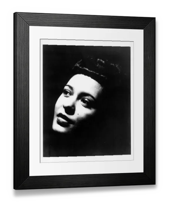 Framed Print : Billie Holiday Portrait Framed Print : Billie Holiday Portrait